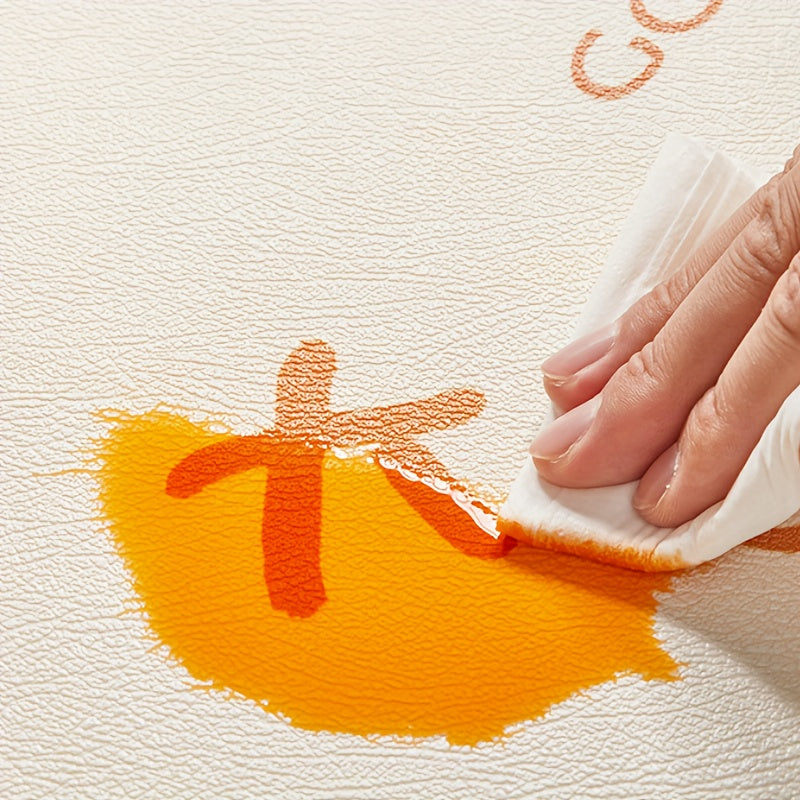 2pcs European-Style Faux Leather Placemats, Heat-Resistant Table Mats for Dining and Kitchen Decor, Luxury Light Beige and Brown, Non-Slip Coasters for Hot Dishes and Tableware, Stylish and Functiona