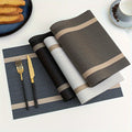 Washable Placemat - PVC Non-Slip, Heat Insulation, Heat Resistant Mat for Daily Use